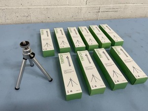lot 88 image: (10) Aluminum Allow 360-Degree Adjustable Ultra Portable Mini Tripod Supports - NEW IN BOX