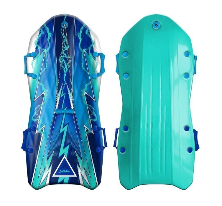 lot 195 image: NEW Artikfun 2 Person Snow Sled, 50 - Green