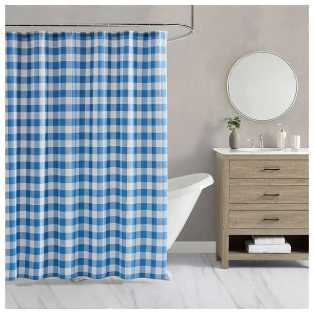 lot 296 image: NEW Draper James 15-Piece Bath Set - BlueWhite