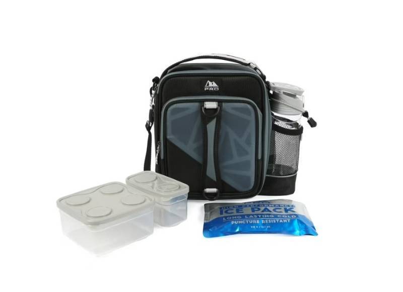 lot 257 image: NEW Arctic Zone AZ Pro Expandable Lunch Box, Black Onyx