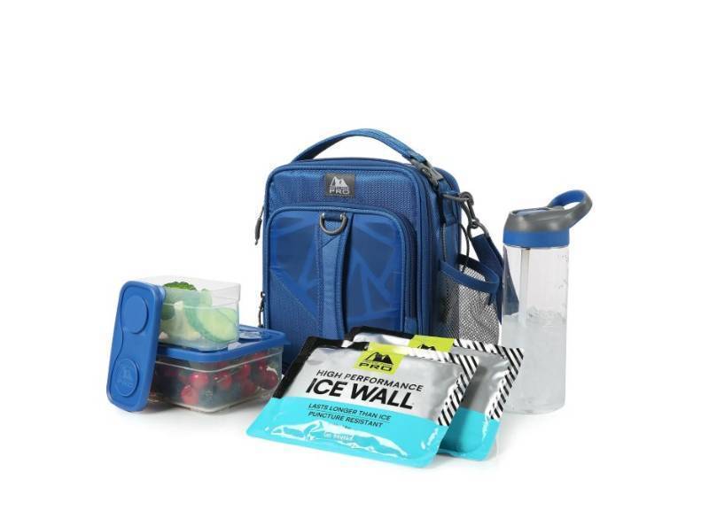 lot 219 image: NEW Arctic Zone Pro Expandable Lunch Bag - Blue