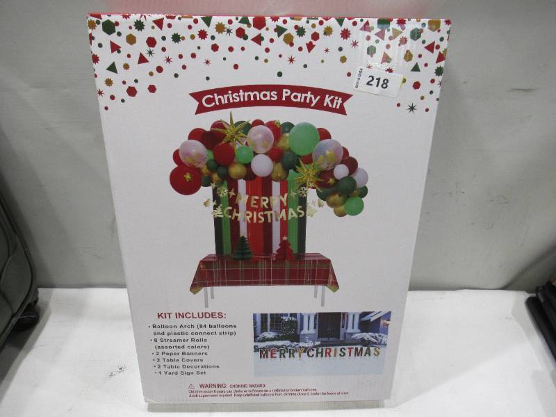 lot 218 image: NEW Holiday Party Decorating Kits - Christmas