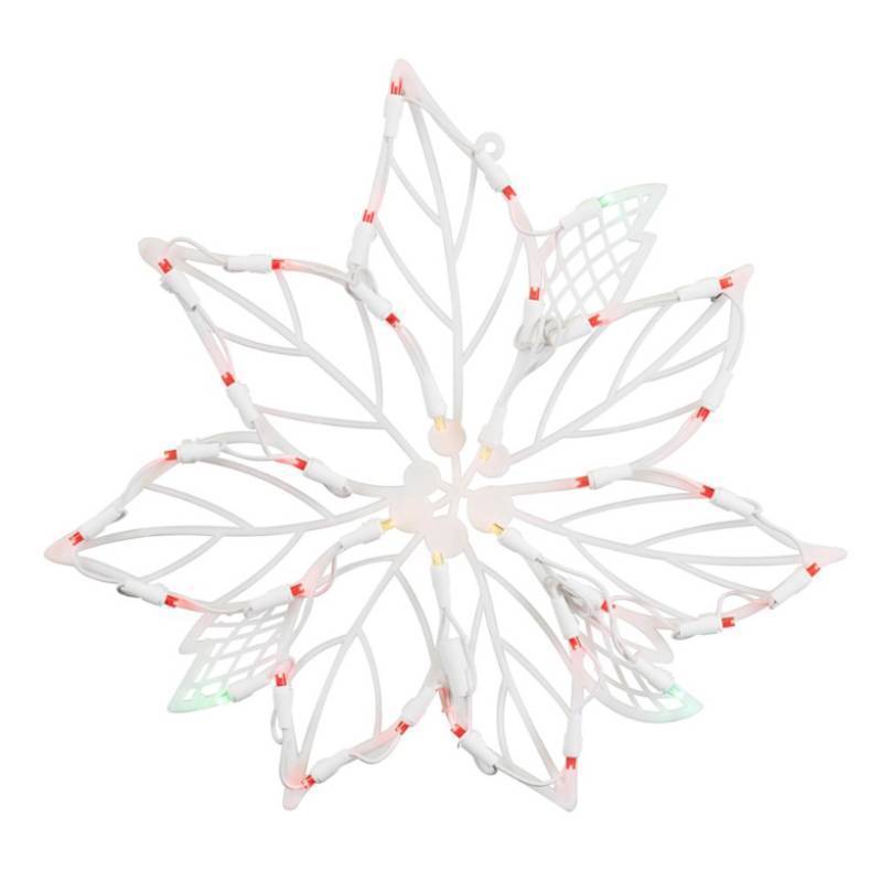 lot 173 image: Vickerman 16 Poinsettia Wire Silhouette with 35 LED Lights