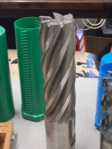 lot 24 image: Roughing End Milling Bit - 6 Flute with Case