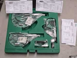 lot 18 image: Insize Outside Micrometer Set (in original packaging) with Case