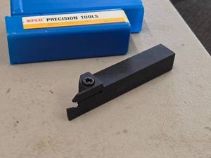 lot 127 image: KPLD Lathe Grooving Tool Holder 2Q2020R-3 with Case