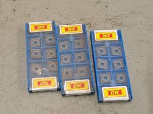 lot 139 image: Lot of (3 Boxes) CNC Carbide Insert Cutting Tools 10-count ( 30 total items )
