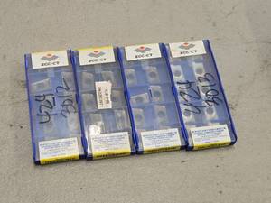 lot 133 image: Lot of (4 Boxes) CNC Carbide Insert Cutting Tools 10-count ( 40 total items )