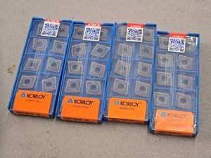 lot 157 image: Lot of (4 Boxes) CNC Carbide Insert Cutting Tools 10-count ( 40 total items )