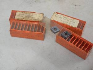 lot 163 image: Lot of (4 Boxes) CNC Carbide Insert Cutting Tools