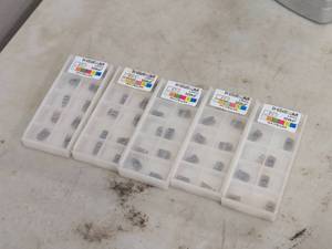 lot 164 image: Lot of (5 Boxes) CNC Carbide Insert Cutting Tools 10-count ( 50 total items )