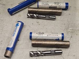 lot 185 image: Lot of (4) Fastcut Tool Ruff-n-Tuff N-Mill 4 Flute Drill Bits 2-716x2-38