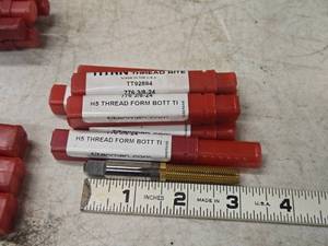 lot 222 image: Lot of (6) Titan Man Thread Rite 776 38-24 H5 Thread Form Bottom TT92894 (in original packaging)