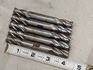 lot 257 image: Lot of (5) Double Sided End Mill Bits 12x12x1 M42