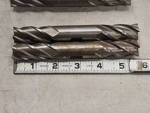 lot 259 image: Lot of (2) Co8% Double Sided End Mill Bits 34x34 M42