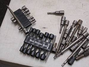 lot 293 image: Lot of  Nutdriver Bits (assorted)