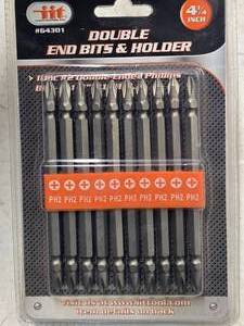 lot 294 image: IIT Tools PH2 Double End Bits & Holder (in original packaging)