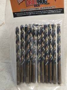 lot 295 image: Drill Hog Hi-Molybdenum M7 Drill Bits 332315
