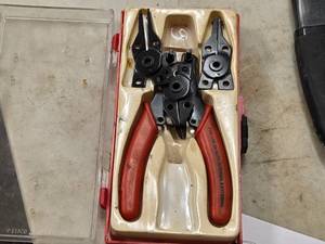 lot 301 image: Snap Ring Plier Set (in original packaging)