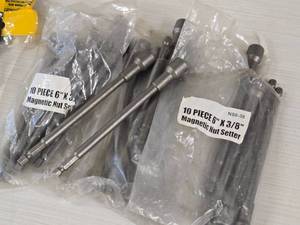 lot 314 image: Lot of (18) Magnetic Nut Setters NS6-38