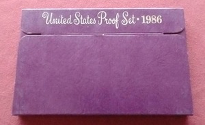 lot 34 image: 1986 U.S. Mint Proof Set