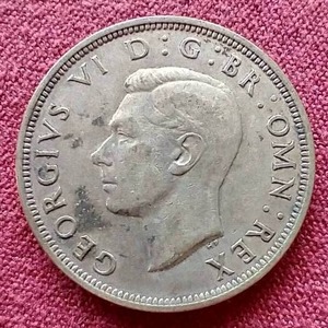 lot 38 image: 1939 Great Britain Silver Half Crown