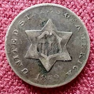 lot 53 image: 1852 3 Cent Silver Coin
