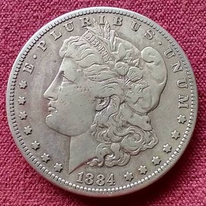 lot 54 image: 1884-S Morgan Dollar - Tougher Date