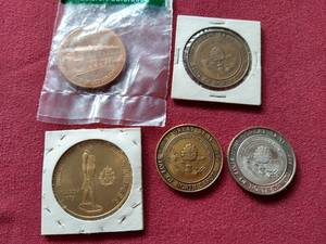 lot 56 image: (5) Medallions