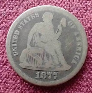 1877-CC Liberty Seated Dime