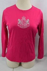 lot 330 image: Lauren Ralph Lauren Active Pink Long Sleeve Tee 1X