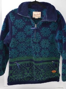 lot 342 image: Woolrich Rugged Outdoorwear Fleece Pullover Small USA