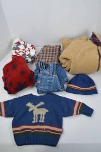 lot 348 image: Infant & Toddler Cold Weather Clothing Lot Gymboree, Baby Gap, Boo Polartec, More