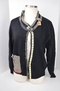 lot 352 image: Heather & Tweed Wool Cardigan Large