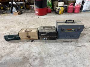 lot 104 image: TACKLE BOXES