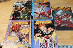 lot 35 image: Set of 5 Alan Moore Supreme Comic Books by Image Comics