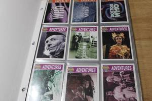 lot 39 image: Doctor Who Trading Card Set  in Binder with Extras