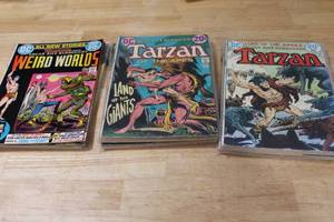 lot 48 image: Large Vintage DC Comics Tarzan Collection Including Weird Worlds #1-7 and Tarzan of the Apes Issues