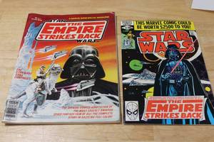 lot 51 image: Star Wars Empire Strikes Back #16 Marvel Super Special Magazine and Marvel #39 Comic