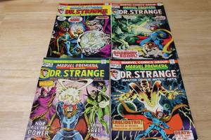 lot 58 image: Marvel Premiere Dr. Strange Comic Book Lot Issues #11-14
