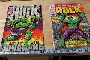 lot 61 image: Marvel Comics Group King-Size Special Hulk #1 and #2