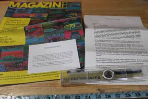 lot 72 image: DaimlerChrysler Swatch Employee Presentation Kit with Certificate and Magazine