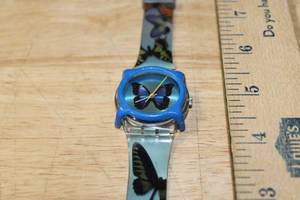 lot 123 image: Sky Fly Butterfly Theme Wristwatch