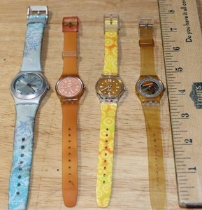 lot 130 image: Set of 4 Swatch Watches Including LK220 and LK103