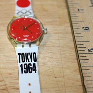 lot 140 image: Swatch Musicall Olympic Special Tokyo 1964 SLZ100 Watch