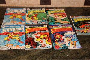 lot 81 image: Collection of 7 Vintage DC Sandman Comic Books Master of Nightmares Includes 2 #1s, as well as 2-6