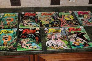 lot 154 image: Collection of 9 Rima the Jungle Girl DC Comics Issues
