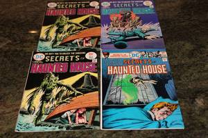 lot 156 image: Set of 4 DC Comics Secrets of Haunted House Comic Books Inc 2 #1s, 2 & 3