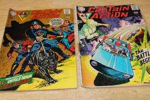 lot 164 image: Lot of 2 Captain Action Comic Books
