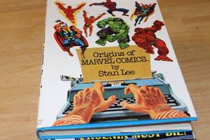 lot 165 image: Collection of 40 Vintage Comic Books and Origins of Marvel Comics Book